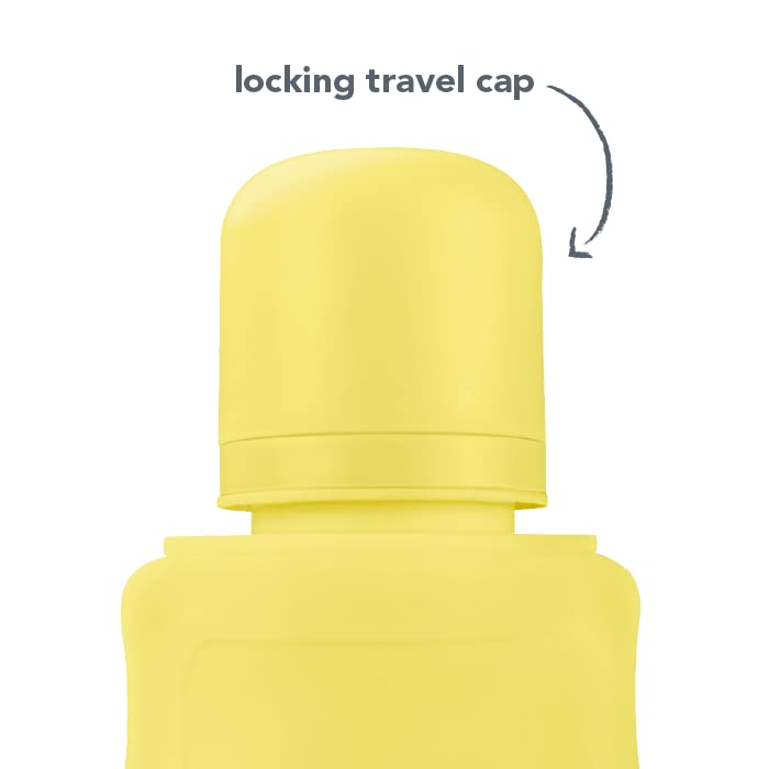 Green Sprouts Sprout Ware Baby Pocket Made from Silicone and Plants (5 oz.), Non-Toxic Silicone Plant-Based Plastic Baby Pocket Without BPA, BPS, BPF, Yellow - Image 4