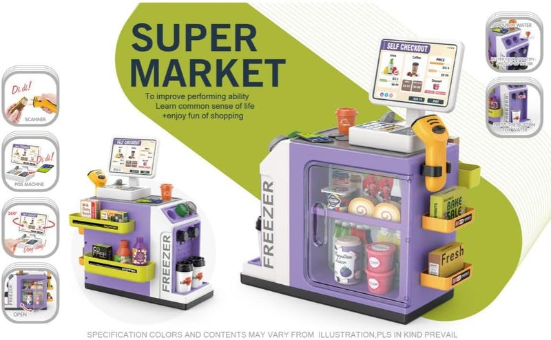 Mini Panda Mini Supermarket Set for Kids 3+ - Image 4