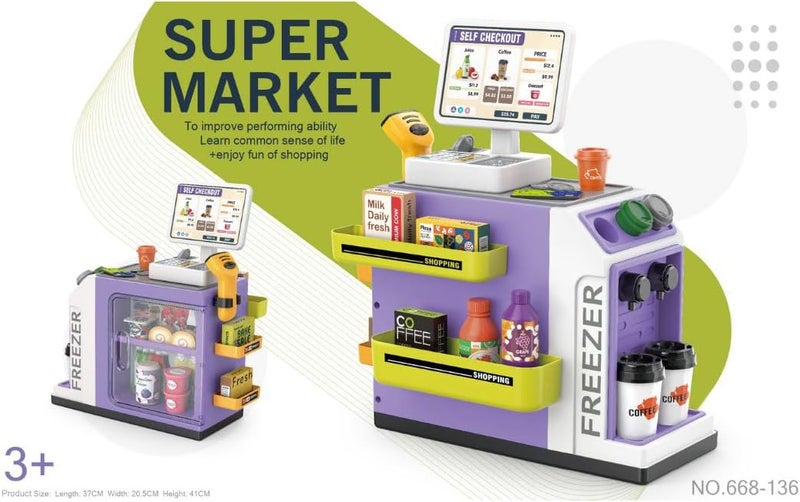 Mini Panda Mini Supermarket Set for Kids 3+ - Image 2