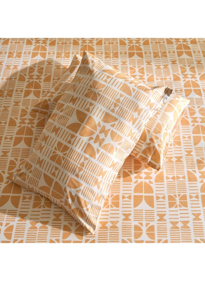 Home Box Matrix 3-Piece Coral King Flat Sheet Set 240 x 240 cm  - Image 5