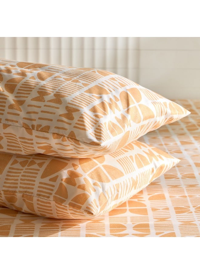 Matrix 3-Piece Coral King Flat Sheet Set 240 x 240 cm