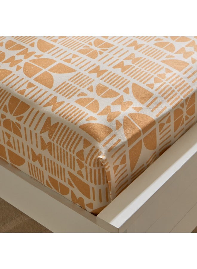 Matrix 3-Piece Coral King Flat Sheet Set 240 x 240 cm