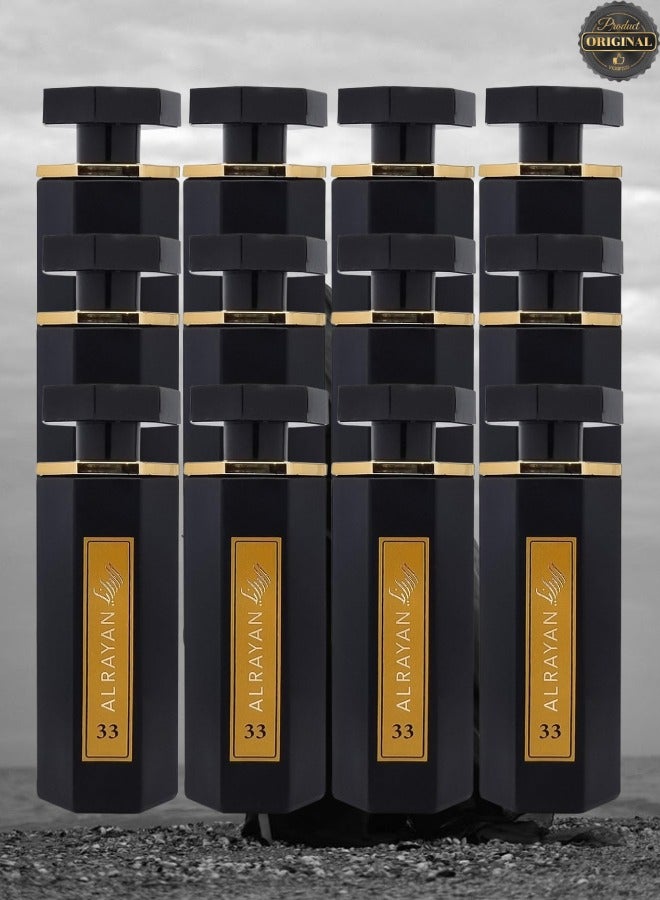 Alrayan 12 Pieces Wasm Alrayan Perfumes 33 100ML - Image 1