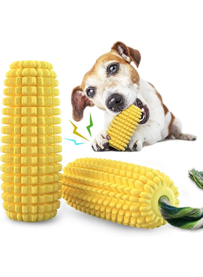 Queens Dog Chew Toys – Interactive Corn Toothbrush Toy for Puppies and Aggressive Chewers (Small, Medium & Large Breeds) - Image 1
