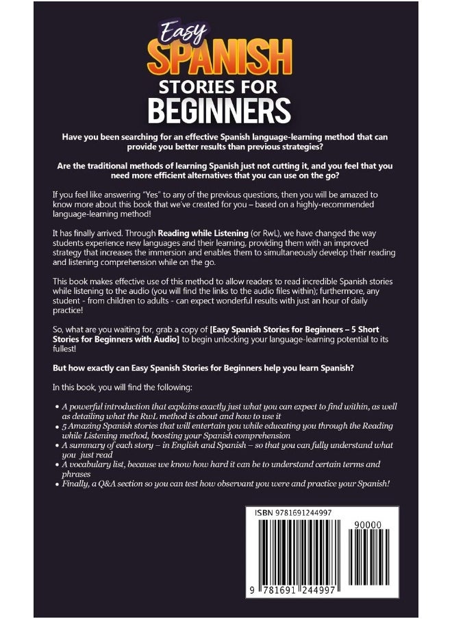 null - Independently Published Easy Spanish Stories For Beginners: 5 Spanish Short Stories For Beginners (With Audio) - Image 1