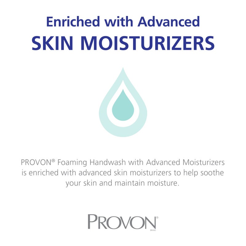 PROVON GOJO PROVON Foaming Handwash with Advanced Moisturizers, Cranberry Fragrance, 1200 mL Foam Hand Soap Refill for PROVON TFX Touch-Free Dispenser (Pack of 2) - 5385-02 - Image 2