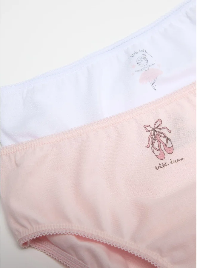 Ovs Five-pack briefs with bow and pattern