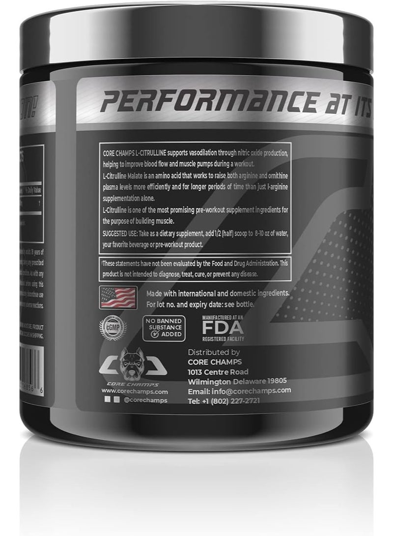 CORE CHAMPS L-Citrulline – 180 g | Pre-Workout Amino Acid for Nitric Oxide Support, Muscle Pump & Endurance - Image 2