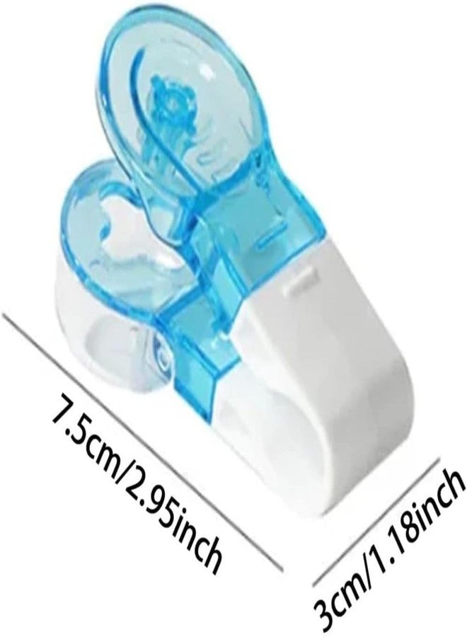 GANPUB 4Pcs Blue Portable Pill Taker Remover, Pill Remover, Blister Pack Opener Popper Assistance No Contact Easy to Take Out Travel Tablet Dispenser Pills Extractor Tool, Medication Aids Pill Organizers - Image 2