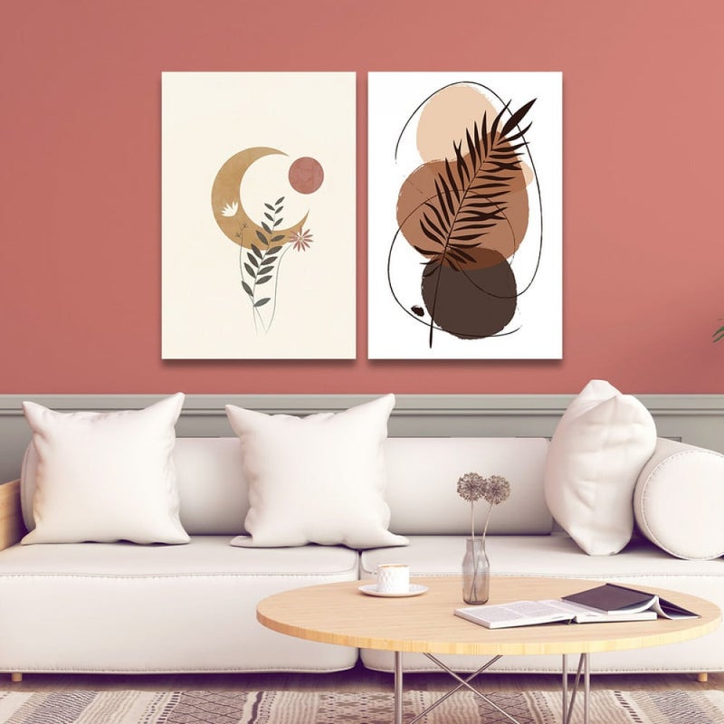 Marktna Modern double canvas painting - Image 1