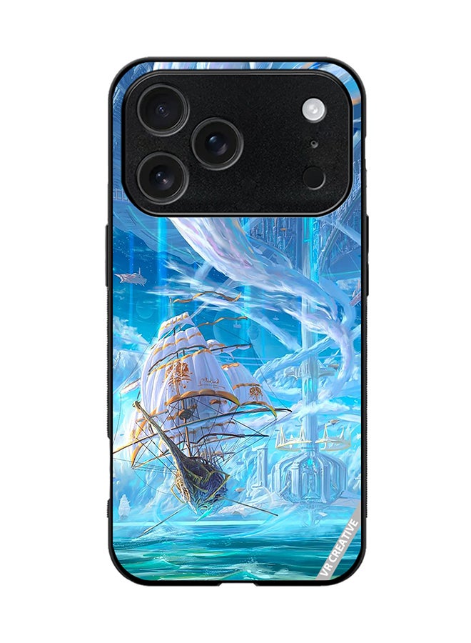 VR CREATIVE Protective Case Cover For Apple iPhone 17 Pro Castle With Clouds Design Multicolour