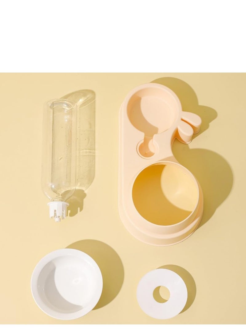 Automatic Cats Food Bowl 2 in 1 Pet Food Feeders with Automatic Water Bottle Bowl Double Bowl - Image 2