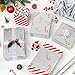 WERNNSAI Christmas Wrapping Paper Roll 1 Roll 17x 33 ft Silver Candy Cane Wrapping Paper for Kids Red Stripe Gift Wrap Paper for Christmas Holiday Gift Wrap Party Supplies - Image 4