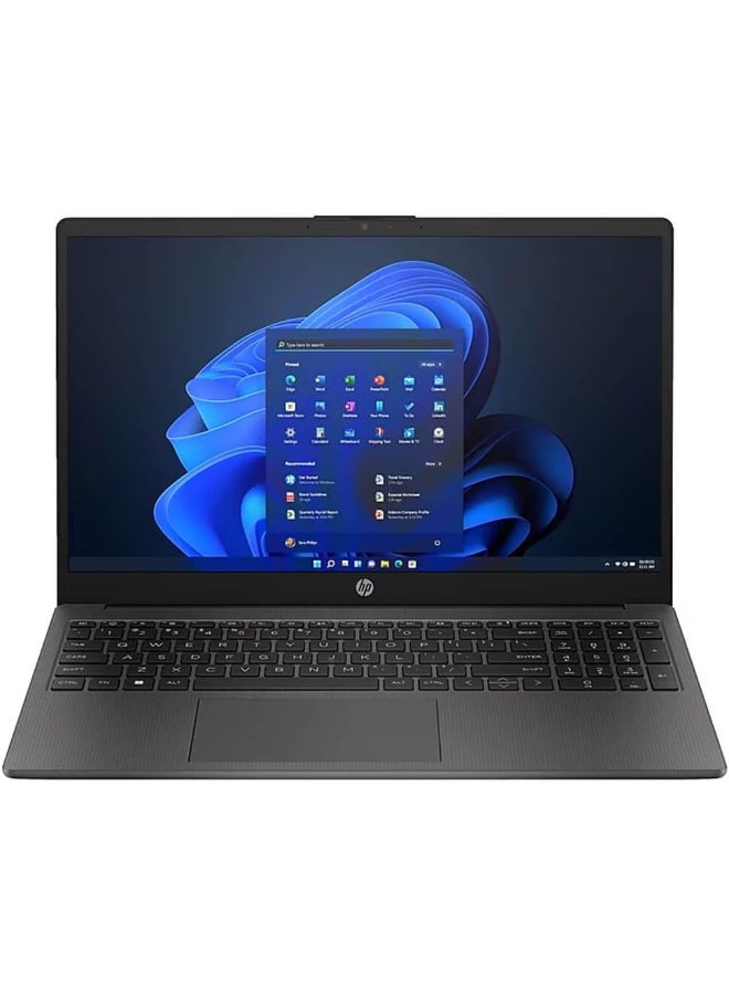 HP لابتوب 255 R G10 (إصدار مطور) بشاشة 15.6 بوصة عالية الدقة بالكامل (1920x1080)، معالج AMD Ryzen 5 7535U/ذاكرة وصول عشوائي 16 جيجابايت DDR5/قرص صلب SSD سعة 512 جيجابايت/نظام تشغيل ويندوز 11/ الإنجليزية/العربية - Image 1