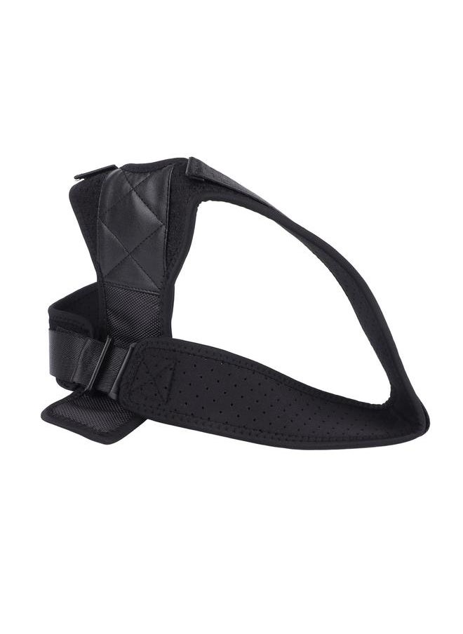 Thoraya Back Brace Posture Corrector Adjustable Wider Shoulder Straps Breathable Upper Back Straightener Brace for Adult Kids Black  - Image 3