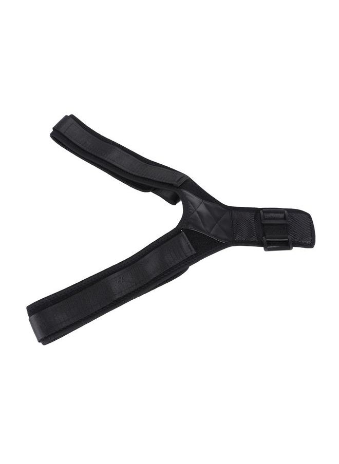Thoraya Back Brace Posture Corrector Adjustable Wider Shoulder Straps Breathable Upper Back Straightener Brace for Adult Kids Black  - Image 1
