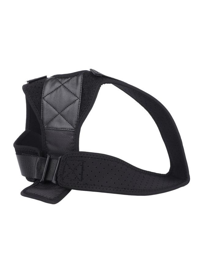 Thoraya Back Brace Posture Corrector Adjustable Wider Shoulder Straps Breathable Upper Back Straightener Brace for Adult Kids Black  - Image 4
