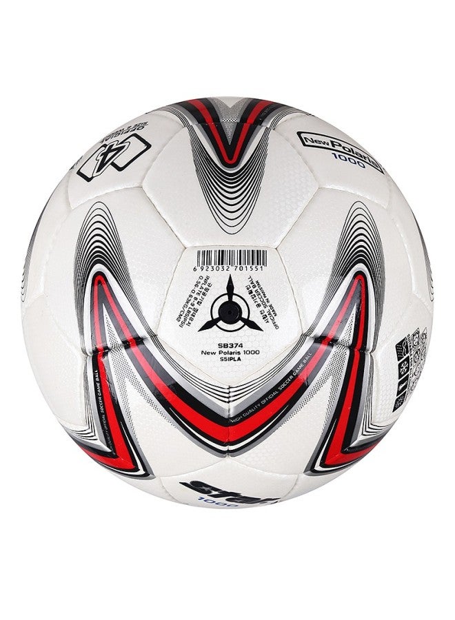Star 1000 Soccer Ball, Size 4, Youth Standard, Middle School Entrance Exam, World Cup Professional Compeion Training Ball, Pu Hand-sched, Sb374 - Image 5