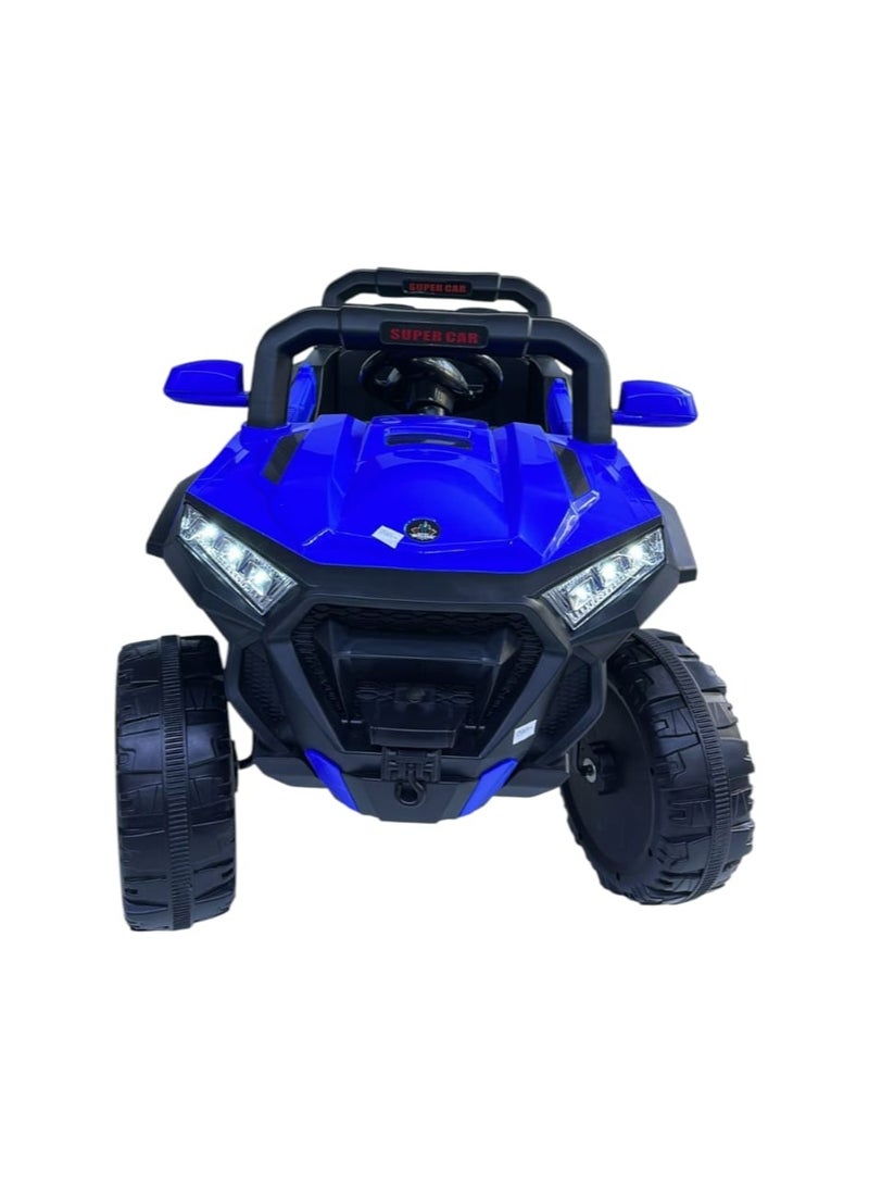 Kids Electric Ride-On Jeep Style – Dual 6V Battery, Rocking Mode, Dual Seat - Image 1