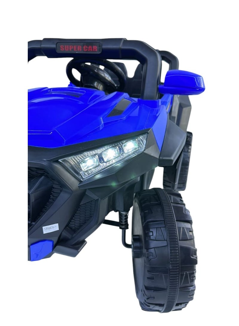 Kids Electric Ride-On Jeep Style – Dual 6V Battery, Rocking Mode, Dual Seat - Image 4
