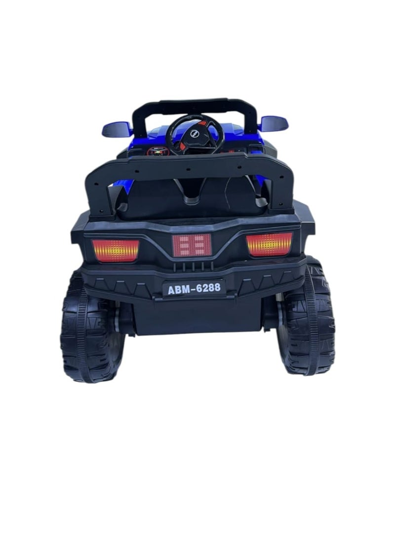 Kids Electric Ride-On Jeep Style – Dual 6V Battery, Rocking Mode, Dual Seat - Image 2