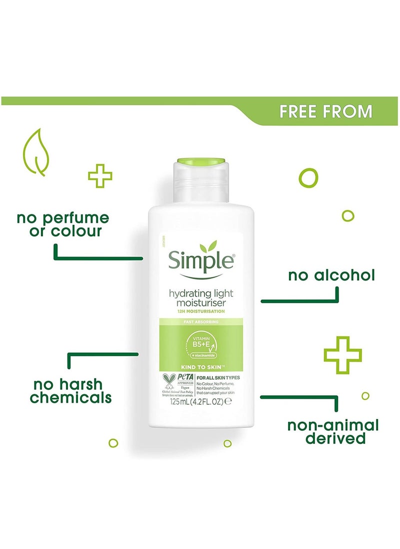 Simple Hydrating Light Daily Face Moisturizer 125Ml