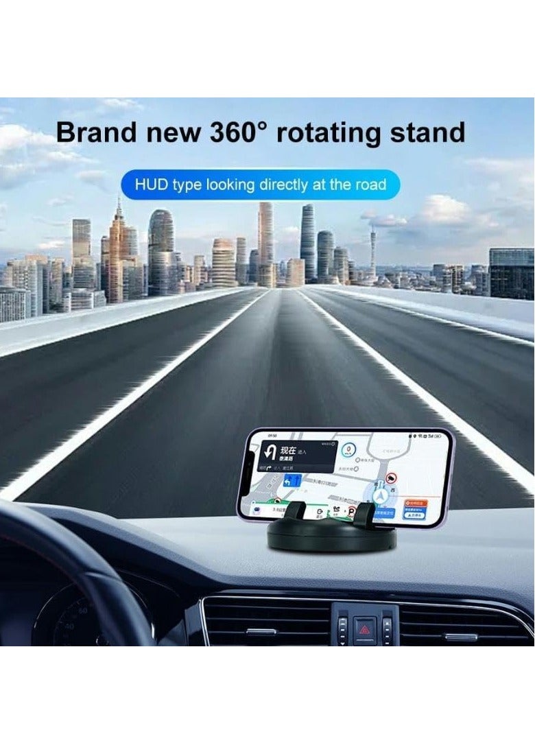 Plan A Car Phone Holder with Invisible Strong Adhesive, Dashboard Mount with Emergency Phone Number – Suitable for All Smartphones, Anti-Slip Design - Image 2