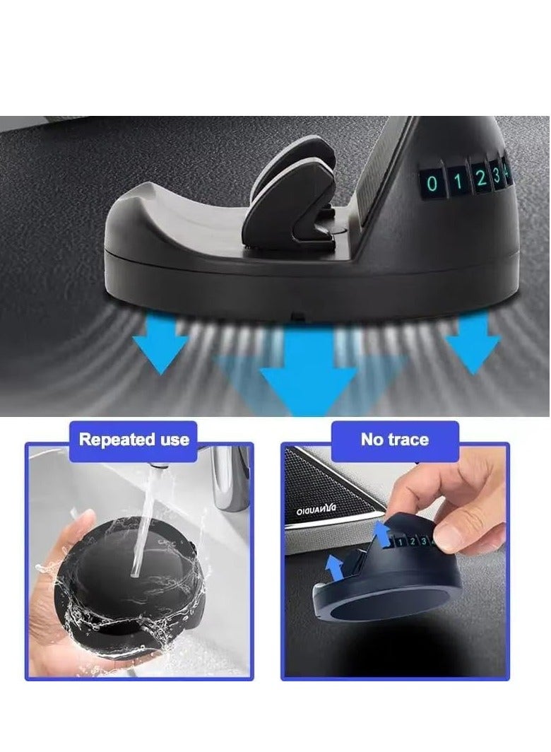Plan A Car Phone Holder with Invisible Strong Adhesive, Dashboard Mount with Emergency Phone Number – Suitable for All Smartphones, Anti-Slip Design - Image 5
