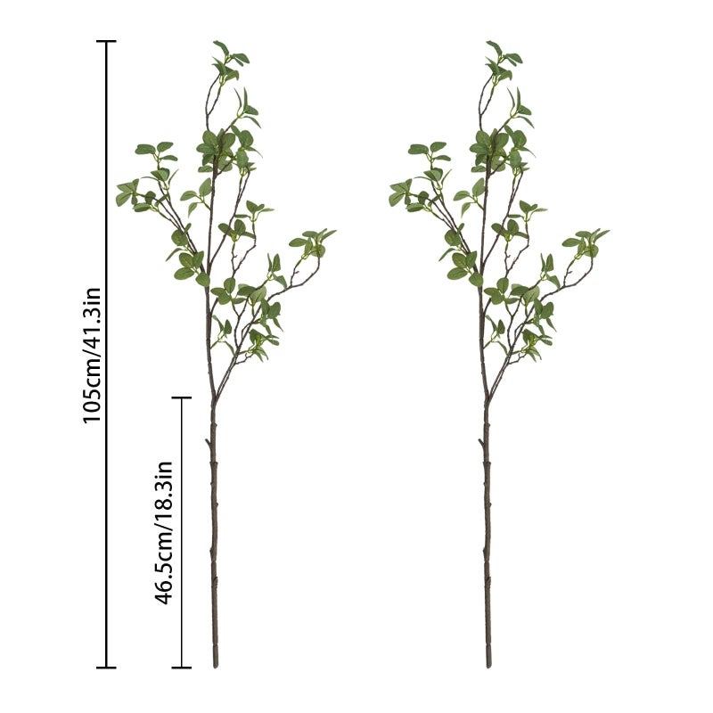 Ruidazon 41â€ Artificial Greenery Stems, Long Fake Plant Twigs Faux Greenery Branches for Tall Vase Home Party Wedding Office Decor (4 Pcs) - Image 5