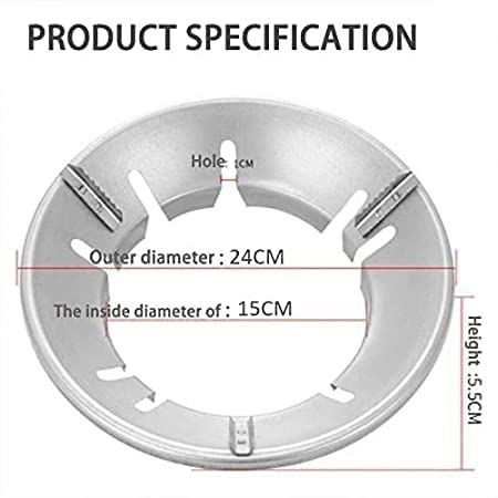 myps Gas Saver Burner Stand Gas Saver Jali Home Gas Stove Fire Windproof Energy Saving Stand Pack of 1 - Image 4