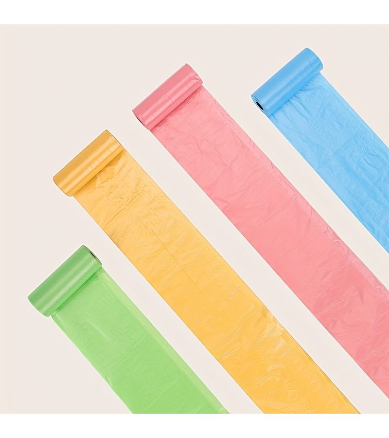 5 Pcs Set Portable Travel Diaper Bag Dispenser And Blue Garbage Waste Bags Replacement Bags - Image 4