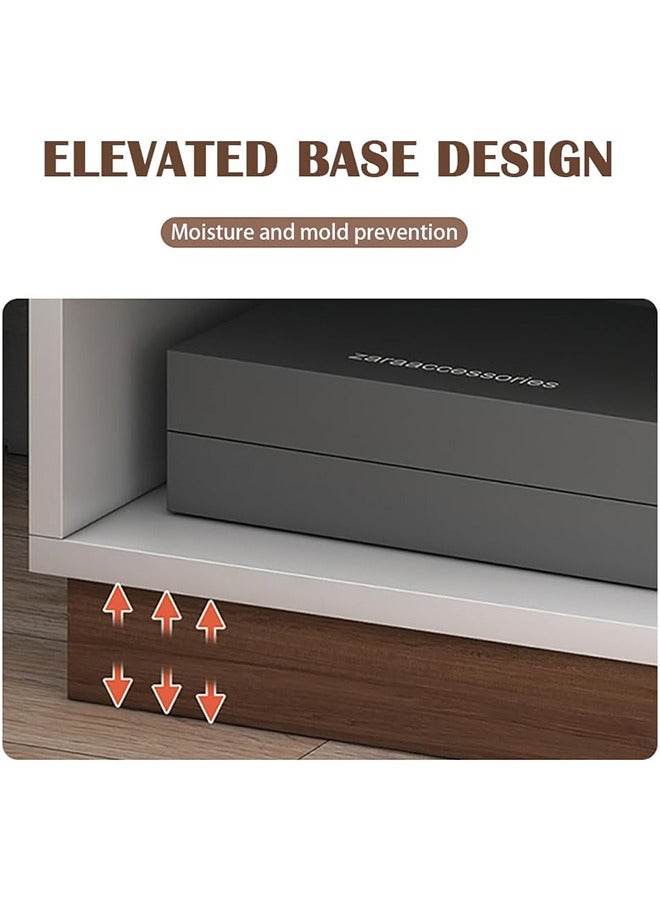 JCB CHIC Nightstands Bedside Table Simple Modern Small Simple Bedroom Rental Room Small Cabinet Bedside Locker Storage Rack - Image 5