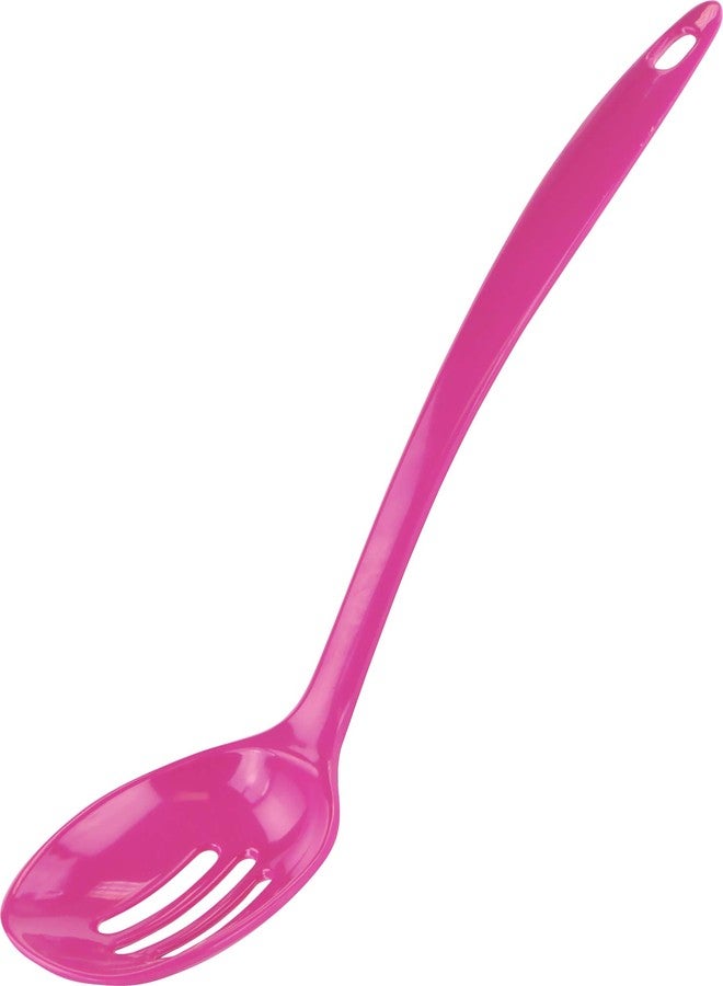 Reston Lloyd 100% Melamine Kitchen Utensil Set, Non Scratching Ladle, Spoon, Slotted Spoon & Spatula, Easy To Hold, Set of 4, Magenta - Image 3