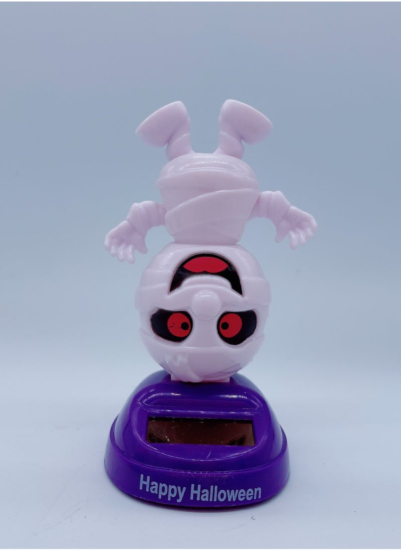 Radar SolarPowered Creative Swinging Mummy Car Ornament 