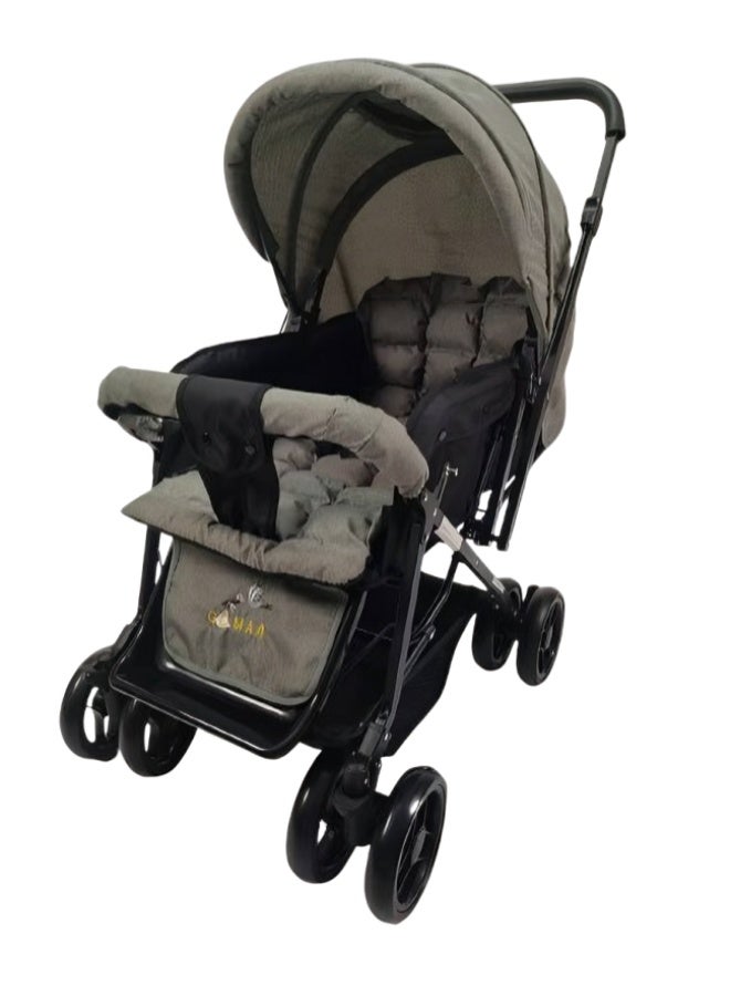 عربة أطفال ادفع و انطلق من جوما (رمادي)