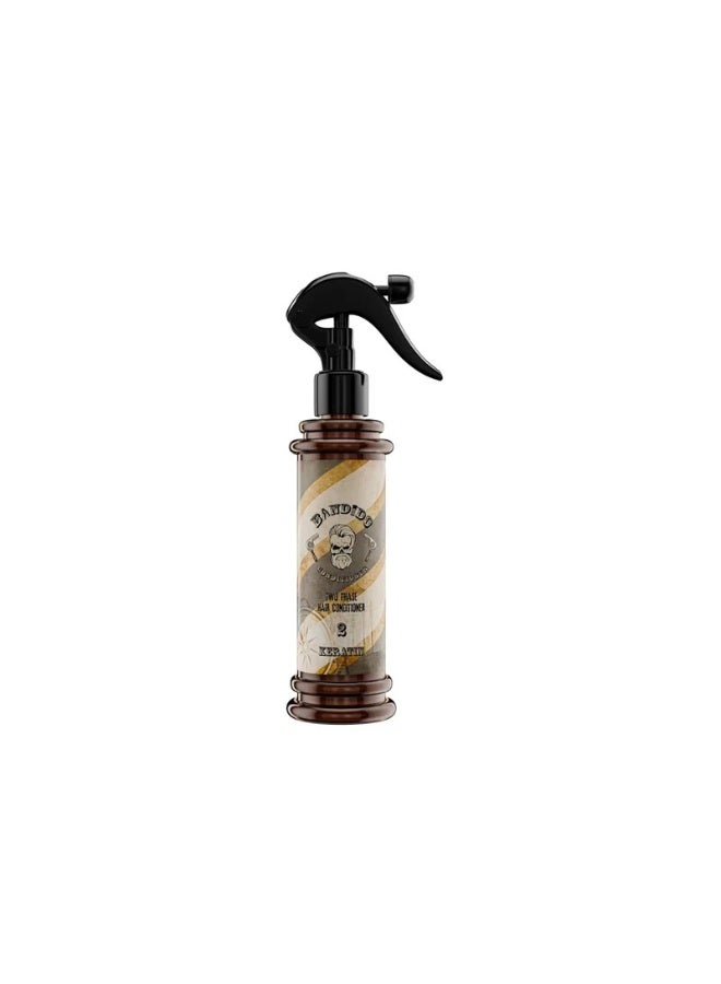 BANDIDO Two Phase Hair Conditioner Keratin 350ml | Leave-In Hair Conditioner Spray | Heat Protection | Repairs & Nourishes Damaged Hair | Easy Combing
