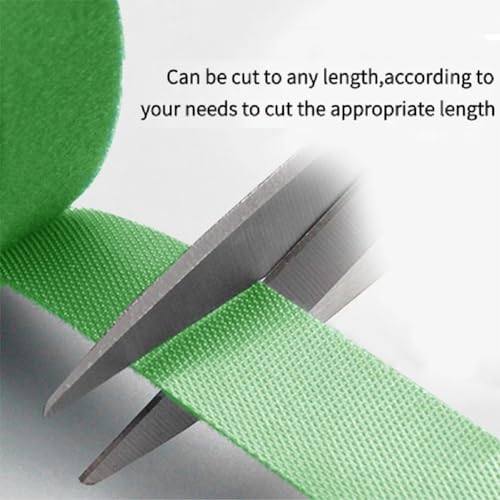 Gozaqe Plant Tie Strap(1 Mtr X 12Mm,6 Roll) Plant Holder,Reusable, Adjustable,Multi-Use Tie Tape For Plant Support For Climbers,Plant Support,Cable Organizer - Image 3