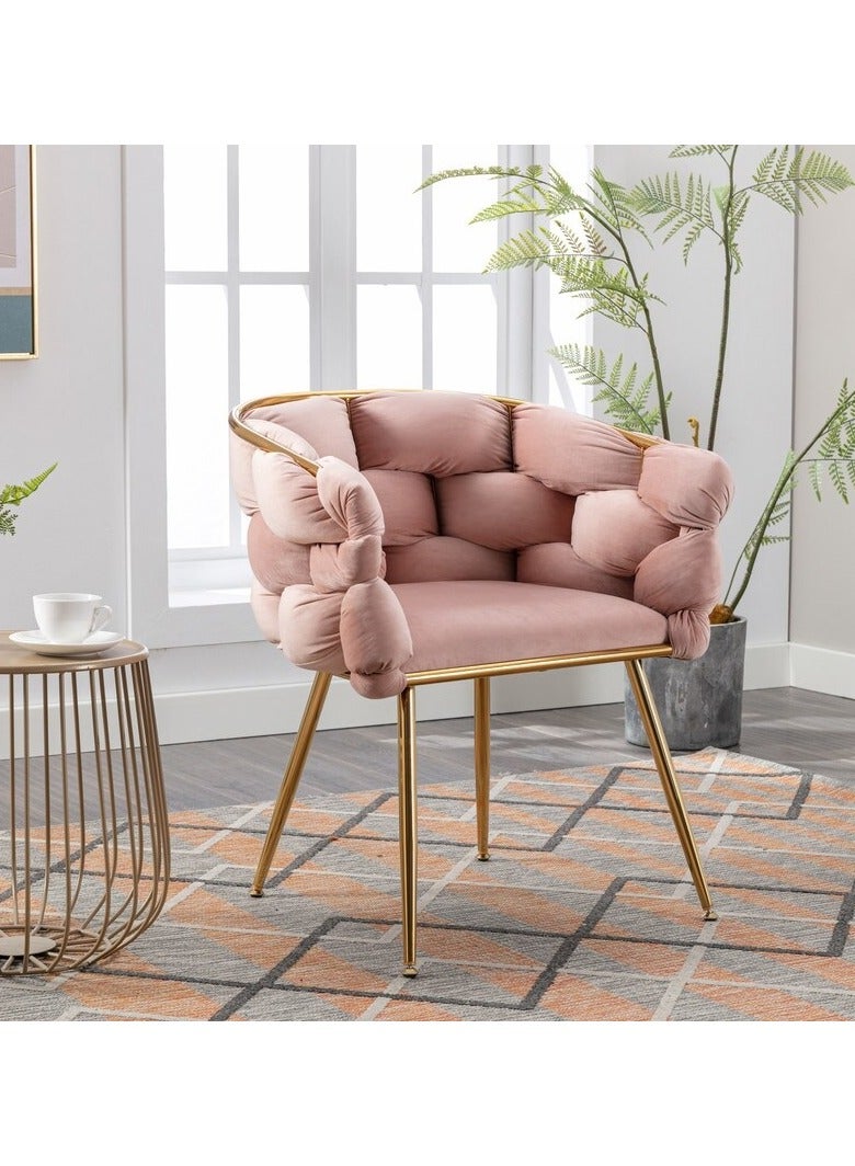 DubaiGallery Nordic home makeup chair modern velvet design luxury bedroom design dressing table leisure living room furniture - Image 3
