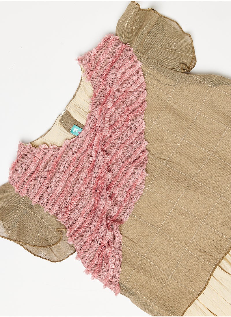 Jodi Mini Kids Girls Layered Blouse  - Image 4