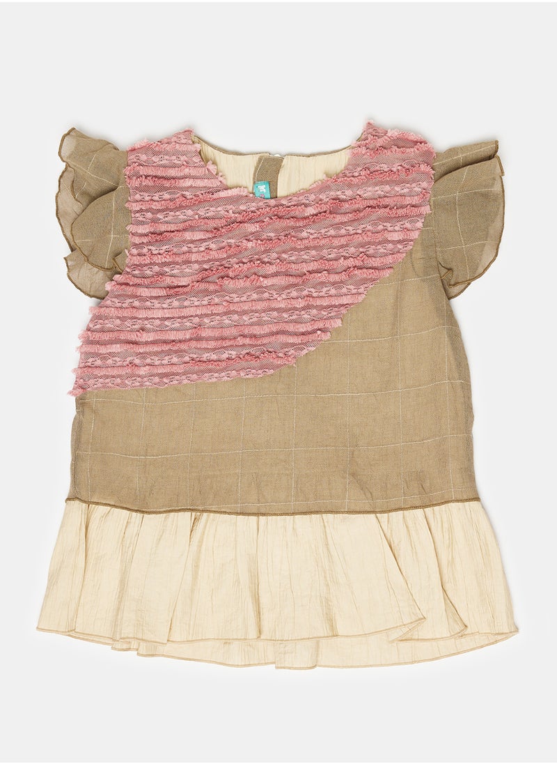 Jodi Mini Kids Girls Layered Blouse  - Image 2
