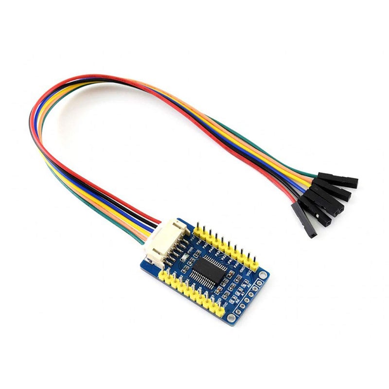 Waveshare MCP23017 IO Expansion Board I2C Interface Expands 16 IO Pins Allows 8 pcs Stacked and Used at the Same Time Allow Multi I2C Modules to be Stacked - Image 2