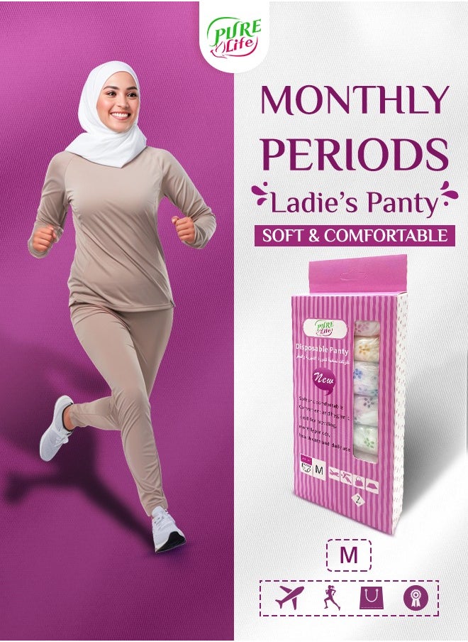 purelife Pure Life Disposable Panty M – Soft, Comfortable, and Secure Disposable Underwear for Women  - Image 3