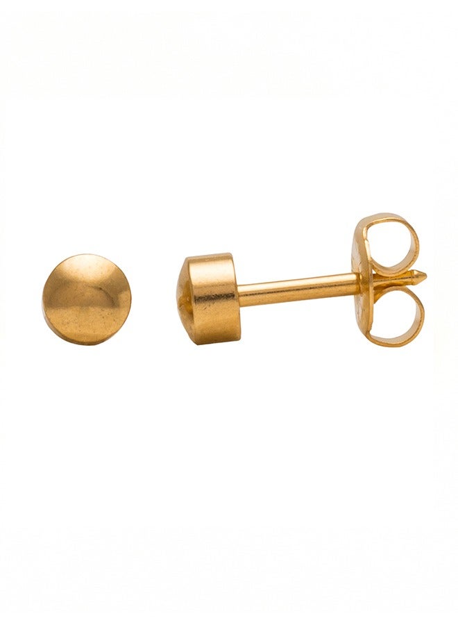 Studex 4MM Traditional Ball 24K Pure Gold Plated Ear Studs - Image 3