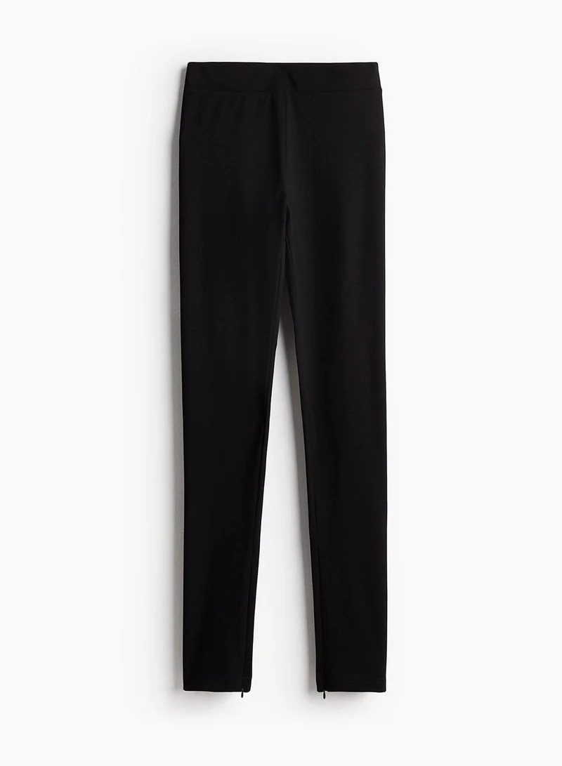 H&M Zip-Hem Leggings