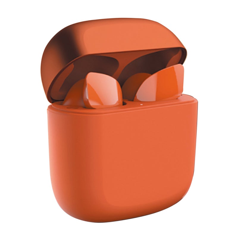 Wireless Earbuds Coral Red: Touch Control Wireless Charging - Lightweight Portable Bluetooth Earphones for Daily Commute Travel Sports - Image 1