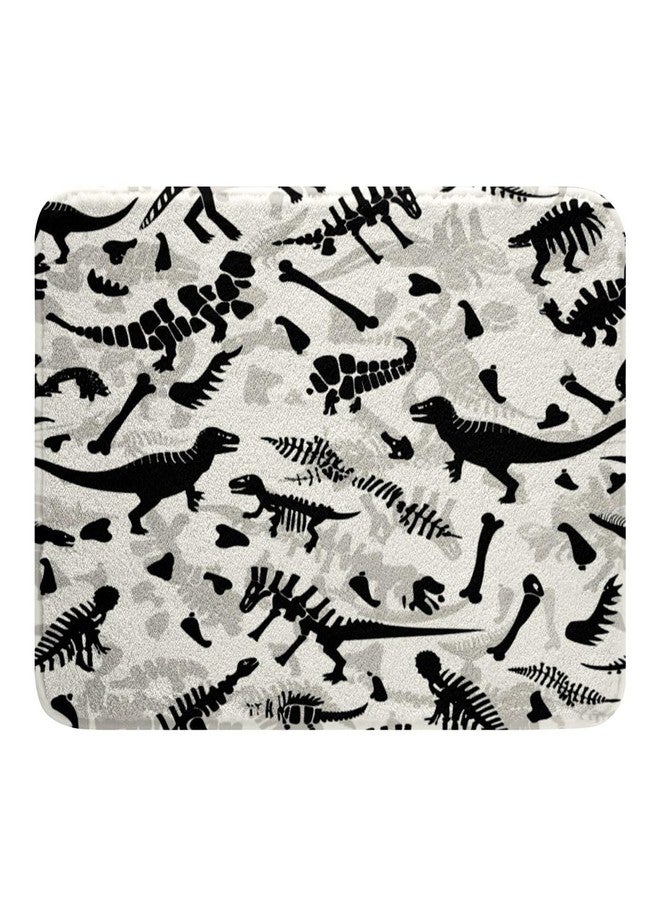 سجاد حمام للأطفال من جيجيلويو بتصميم هياكل عظمية لديناصورات، مقاس 16 × 24 بوصة، سجاد حمام مزين بأحافير، مناسب للاستحمام وحوض الاستحمام، للأولاد والبنات والكبار، سجاد حمام مزين بعظام وآثار ديناصورات، إكسسوارات حمام، دواسات أبواب، سجاد أرضيات - Image 1