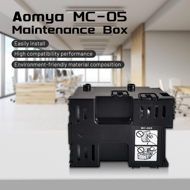 Aomya خرطوشة الصيانة MC-G05 المتوافقة، بديل جمع النفايات MC G05 لطابعات كانون ميجا تانك GX1030 GX2030 GX2080 GX1080 GX1050 GX2050 GX1020 GX2020 - Image 2