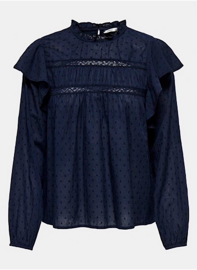 ONLY Onlkatti L/S Dobby Top Wvn Noos  - Image 1
