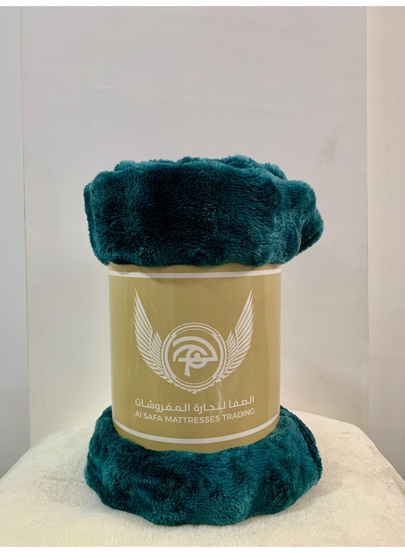 بطانية بابلز مقاس 220*240سم تصميم اسباني