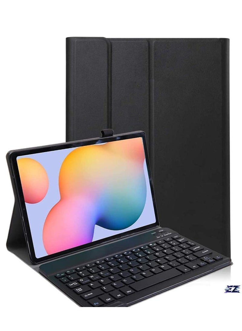 ELTRAZONE New Case Compatible for Galaxy Tab S6 Lite 2020 – Detachable Wireless Keyboard, PU Leather Keyboard Stand, Full Protection for Samsung Galaxy Tab S6 Lite, Slim & Lightweight, Ideal for Work & Play - Image 1